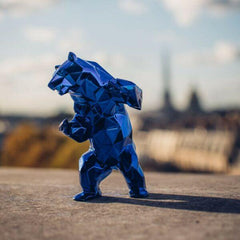 Sculpture Bear Spirit Blue Edition by Richard Orlinski ArtAndToys