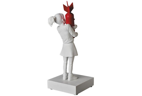 Sculpture Bomb Hugger Red by BANKSY ArtAndToys