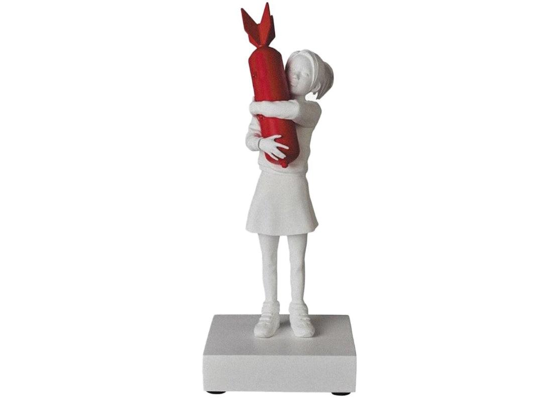 Sculpture Bomb Hugger Red by BANKSY ArtAndToys