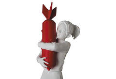 Sculpture Bomb Hugger Red by BANKSY ArtAndToys