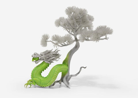 Sculpture Dragon Tree by LUDO ArtAndToys