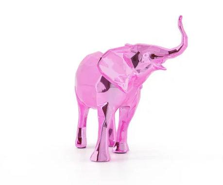 Sculpture ELEPHANT SPIRIT Pink Edition by Richard Orlinski ArtAndToys