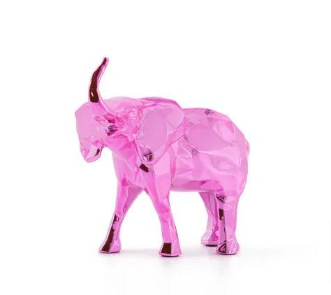 Sculpture ELEPHANT SPIRIT Pink Edition by Richard Orlinski ArtAndToys