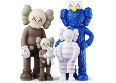 Sculpture FAMILY SET BROWN/WHITE/BLUE by KAWS ArtAndToys
