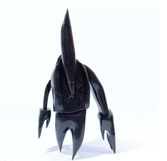 Sculpture FL-006-CF Black by FUTURA ArtAndToys