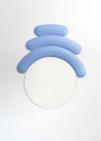 Sculpture FRIEND MIRROR BLUE by JOSH SPERLING ArtAndToys