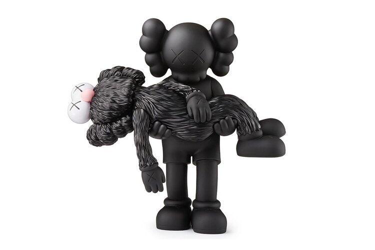 Sculpture Gone Companion Black and BFF Black by KAWS ArtAndToys