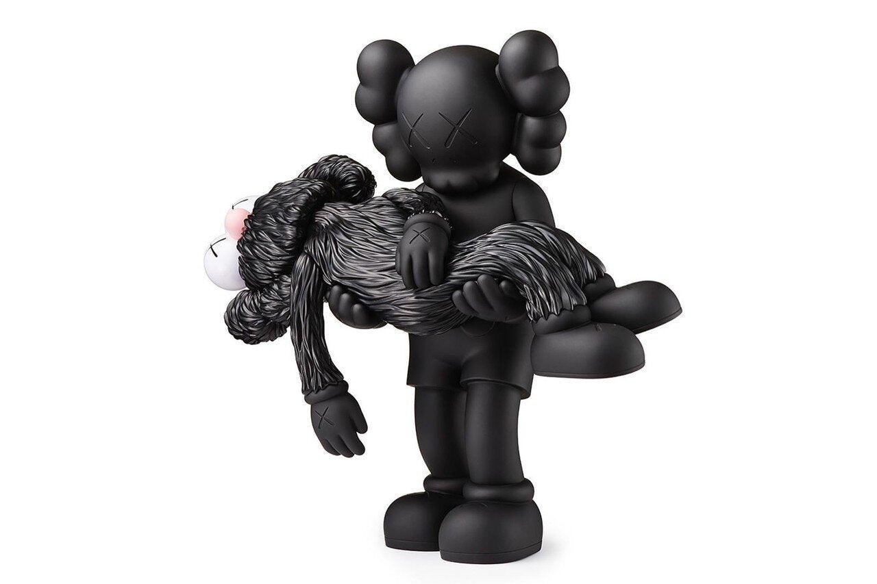 Sculpture Gone Companion Black and BFF Black by KAWS ArtAndToys