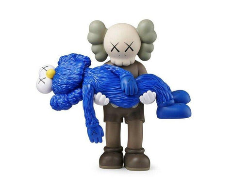 Sculpture Gone Companion Brown and BFF Blue by KAWS ArtAndToys