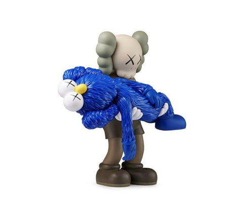 Sculpture Gone Companion Brown and BFF Blue by KAWS ArtAndToys