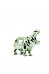 Sculpture Hippo Spirit Green Edition by Richard Orlinski ArtAndToys