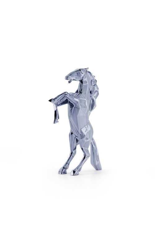 Sculpture Horse Spirit Pearl Grey Edition by Richard Orlinski ArtAndToys