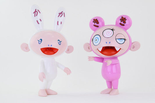 Sculpture KAIKAI KIKI SET BLUE EYES by TAKASHI MURAKAMI ArtAndToys