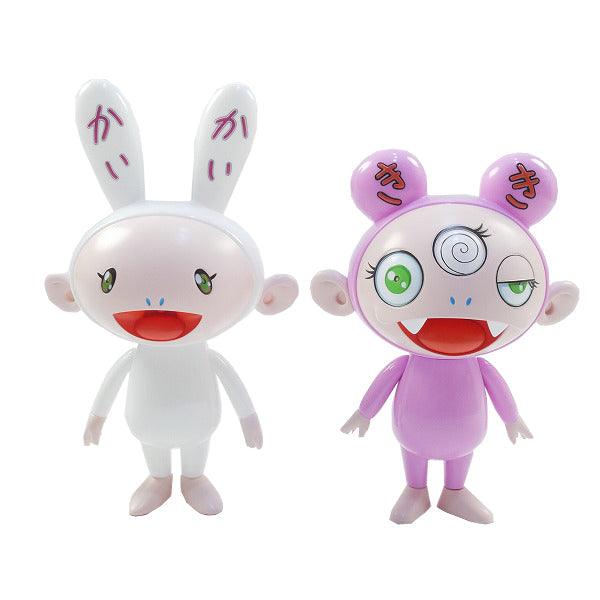 Sculpture KAIKAI KIKI SET GREEN EYES by  TAKASHI MURAKAMI ArtAndToys