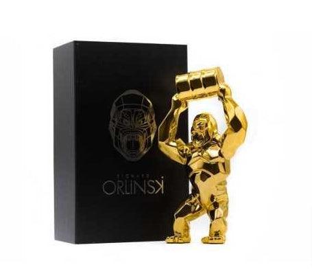 Sculpture KONG OIL SPIRIT GOLD EDITION by Richard Orlinski ArtAndToys