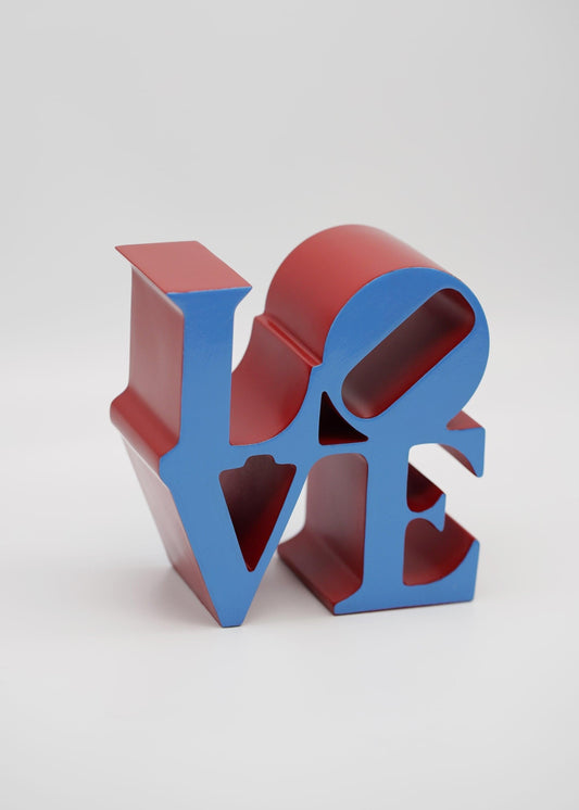 Sculpture Love Red & Blue by Robert Indiana ArtAndToys