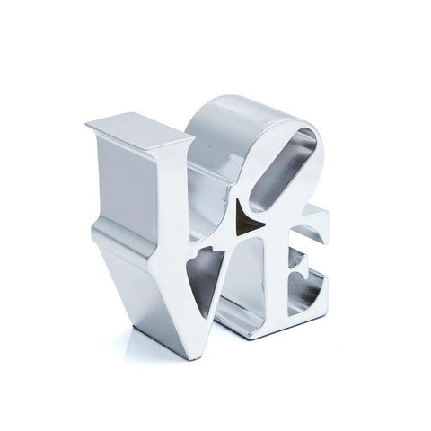 Sculpture Love Silver by Robert Indiana ArtAndToys