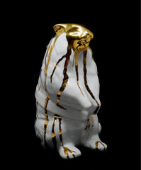 Sculpture Marmot Gold Porcelain Edition by SWEETLOVE ArtAndToys