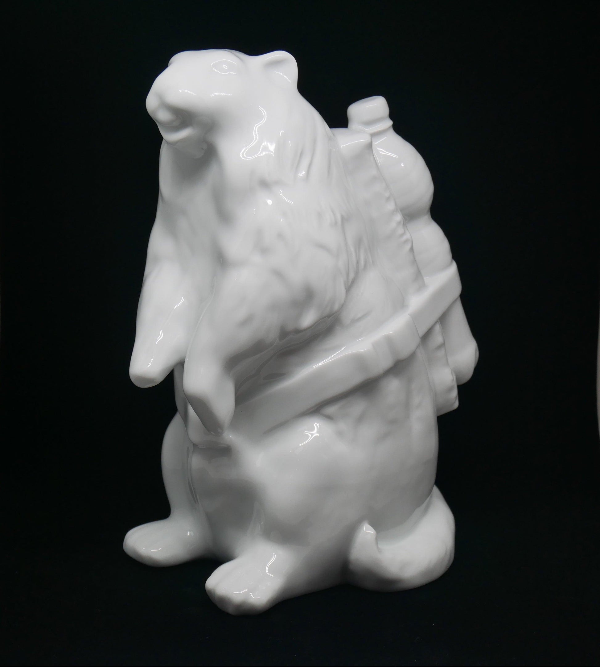 Sculpture Marmot White Porcelain Edition by SWEETLOVE ArtAndToys