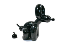 Sculpture Popek Black Porcelain Edition by WHATSHISNAME ArtAndToys