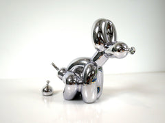 Sculpture Popek Chrome Porcelain Edition by WHASTHISNAME ArtAndToys