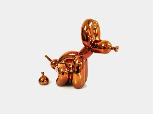 Sculpture Popek Gold Chrome Porcelain Edition by WHASTHISNAME ArtAndToys