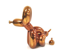 Sculpture Popek Gold Chrome Porcelain Edition by WHASTHISNAME ArtAndToys