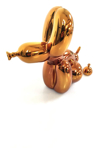 Sculpture Popek Gold Chrome Porcelain Edition by WHASTHISNAME ArtAndToys