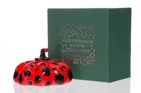 Sculpture Red Pumpkin Naoshima by YAYOI KUSAMA ArtAndToys