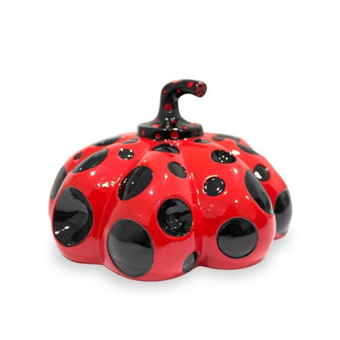 Sculpture Red Pumpkin Naoshima by YAYOI KUSAMA ArtAndToys