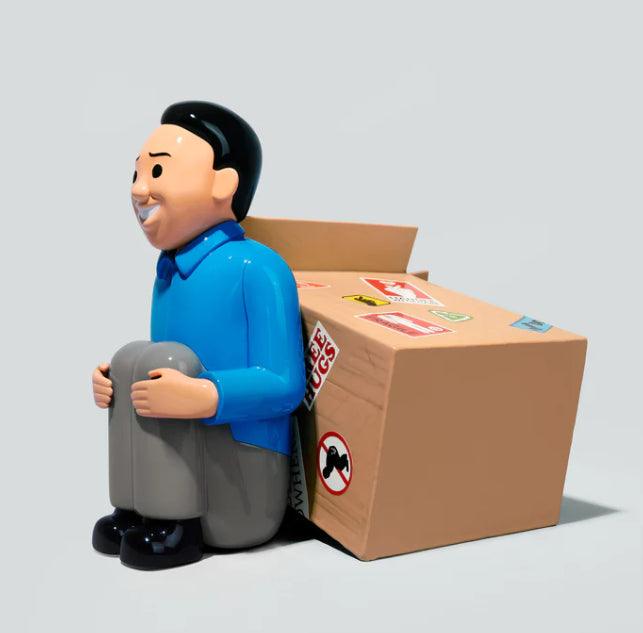 Sculpture SEND YOURSELF NOWHERE  by JOAN CORNELLA ArtAndToys