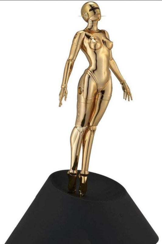 Sculpture SEXY ROBOT FLOATING GOLD by HAJIME SORAYAMA ArtAndToys