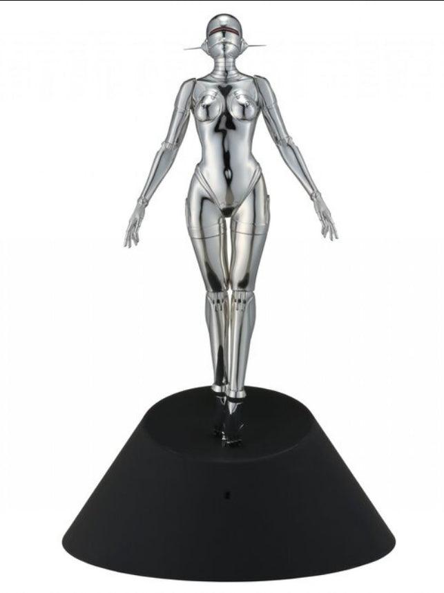 Sculpture SEXY ROBOT FLOATING SILVER by HAJIME SORAYAMA ArtAndToys