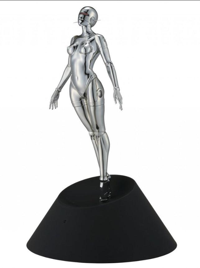 Sculpture SEXY ROBOT FLOATING SILVER by HAJIME SORAYAMA ArtAndToys