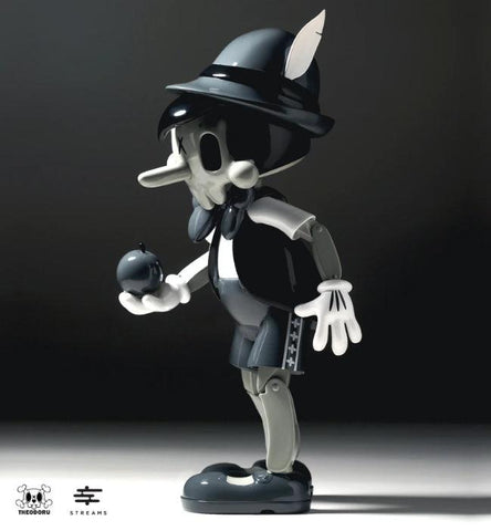 Sculpture SKULLTOONS THE PINO MONO by  THEODORU ArtAndToys