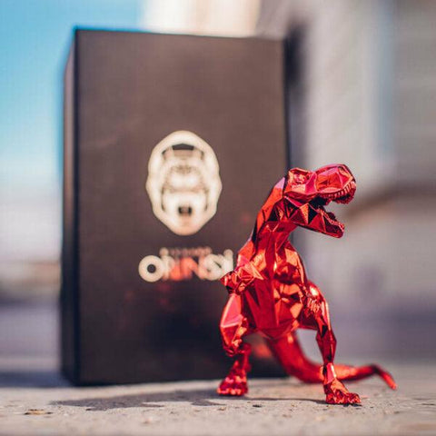 Sculpture T REX Spirit Red Edition by Richard Orlinski ArtAndToys