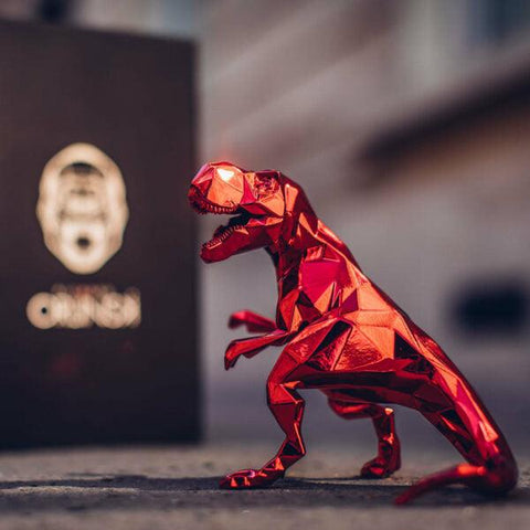 Sculpture T REX Spirit Red Edition by Richard Orlinski ArtAndToys