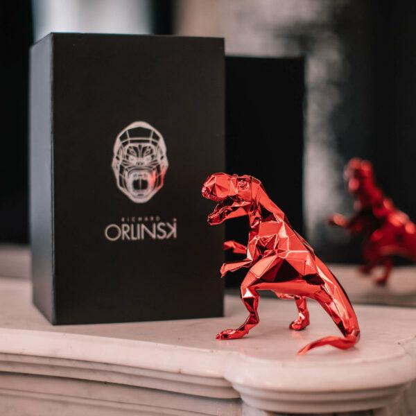 Sculpture T REX Spirit Red Edition by Richard Orlinski ArtAndToys