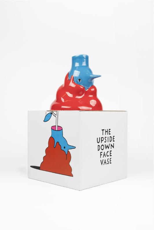 Sculpture UPSIDE DOWN VASE HAIR by PARRA ArtAndToys