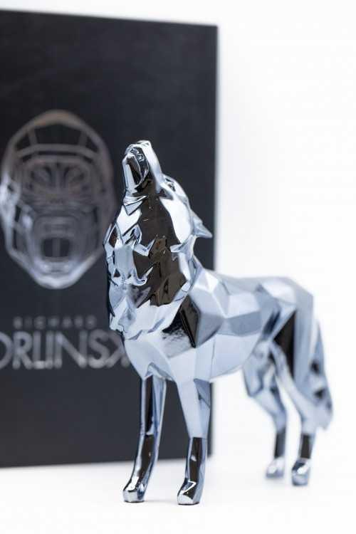 Sculpture WOLF Spirit Grey Edition by Richard Orlinski ArtAndToys