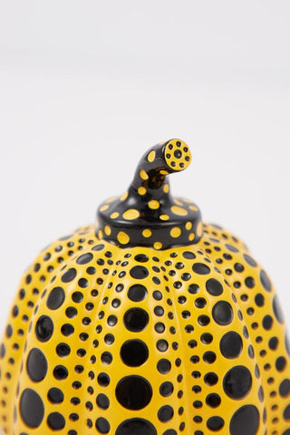 Sculpture Yellow Pumpkin mini  by YAYOI KUSAMA ArtAndToys