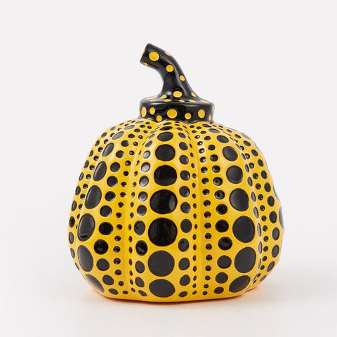 Sculpture Yellow Pumpkin mini  by YAYOI KUSAMA ArtAndToys