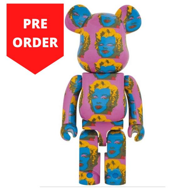 Sculpture bearbrick1000% Andy Warhol v2 M Monroe ArtAndToys