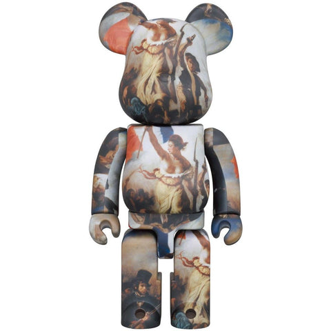 Sculpture bearbrick1000% Eugène Delacroix (Liberty Leading the People) ArtAndToys