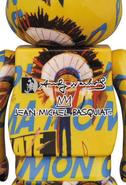 Sculpture bearbrick1000% WARHOL x BASQUIAT V3 ArtAndToys