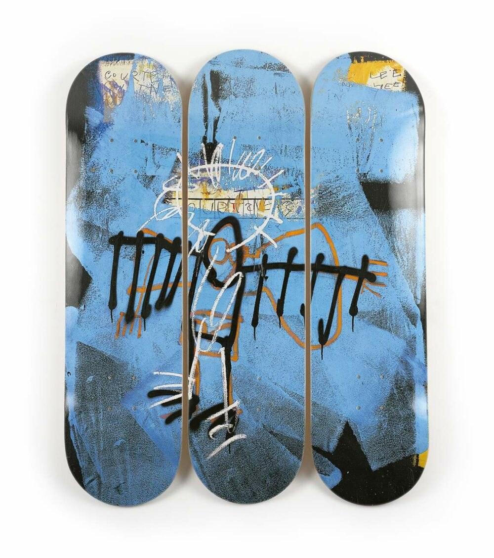 Skateboard ANGEL by Jean Michel Basquiat ArtAndToys