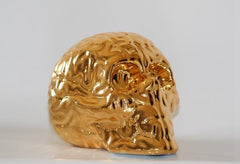 Skull Brain 'GOLD' by Emilio Garcia ArtAndToys