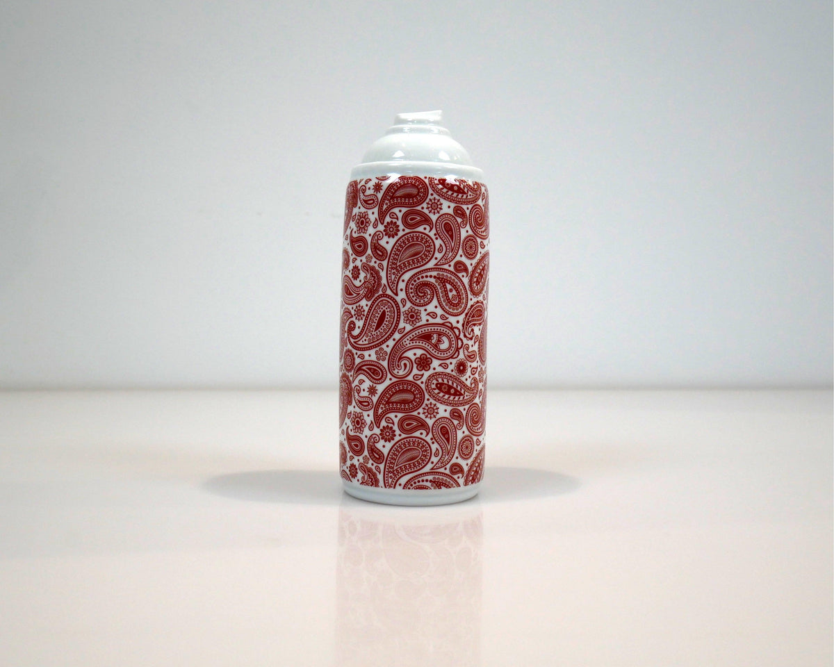 Spray Paint Cashmere Red Porcelain by NooN ArtAndToys