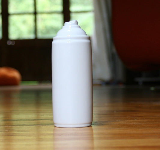 Spray Paint White Porcelain by NooN ArtAndToys