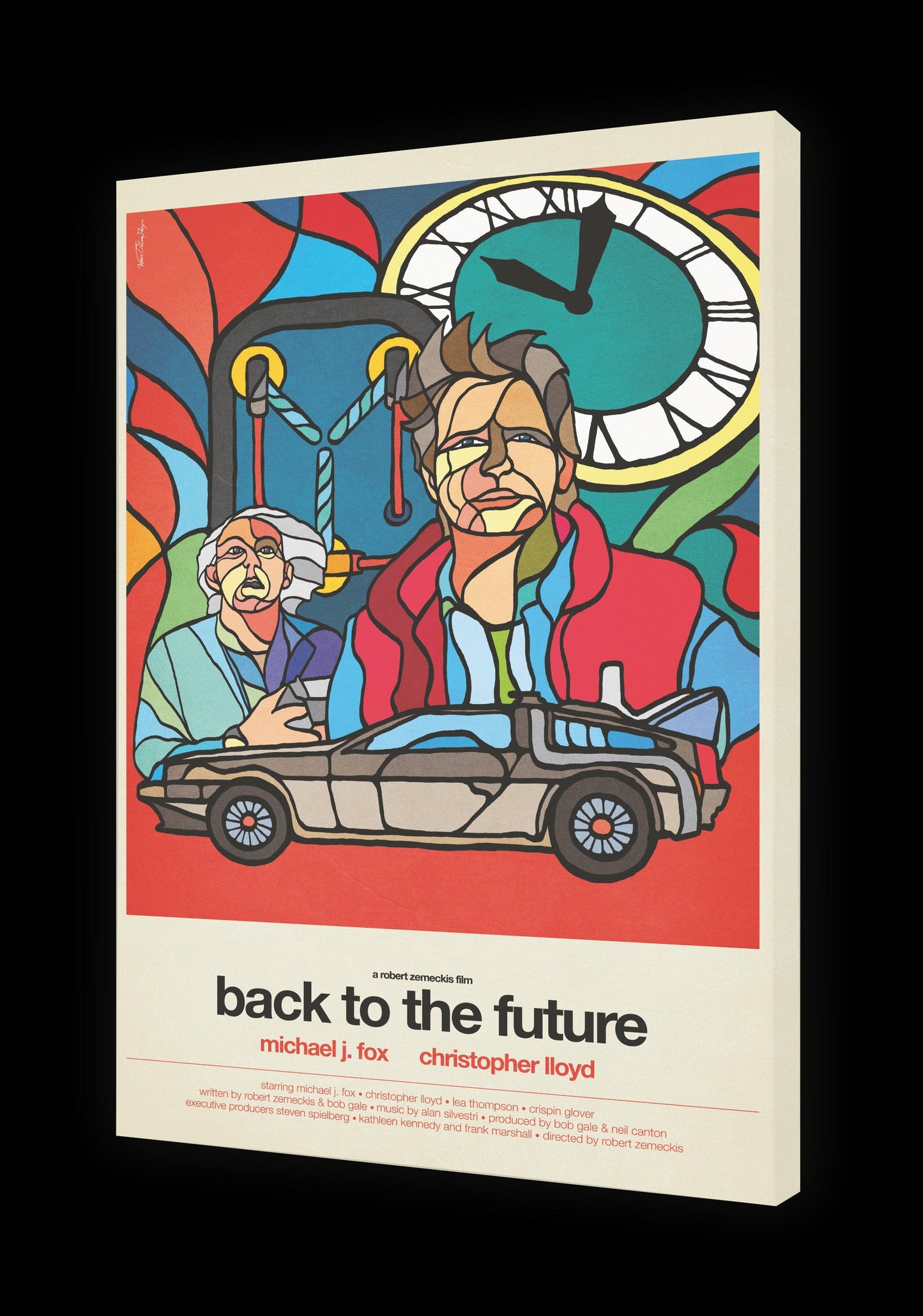 Tableau BACK TO THE FUTURE Par VAN ORTON ArtAndToys